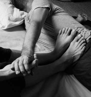 Mouvement traditionnel du Massage Thai qui permet de relâcher les tensions au niveau du dos